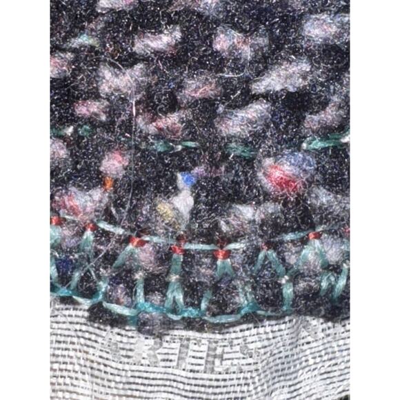 Vintage Baja Hoodie Men Large Poncho Pullover Mexican Surfer Hippie Toggle Neck - Picture 8 of 9